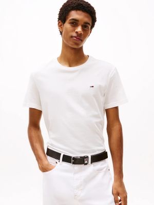 Tommy Jeans miesten t-paita, TJM XSLIM  JERSEY TEE Valkoinen