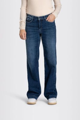 Mac Naisten Farkut Dream Wide Sininen, Indigo
