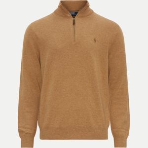Polo Ralph Lauren Miesten Neulepusero, LS HZ PP-LONG SLEEVE-PULLOVER Beige