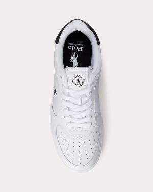 Polo Ralph Lauren Miesten Kengät, MASTERS CRT-SNEAKERS-LOW TOP LACE Valkoinen