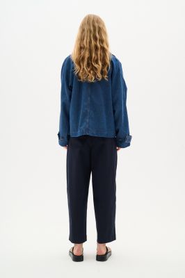 Inwear naisten takki, MABLEIW MINONA SHORT COAT Dark Blue Denim