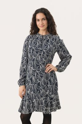 Part Two Naisten Mekko, PHILLIPAPW DR Dark Navy Dot Chain