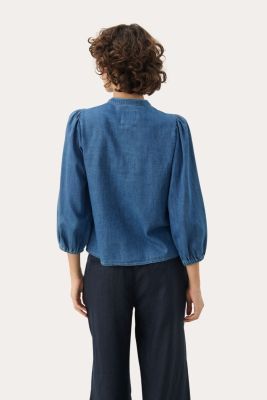 Part Two naisten pusero, NICOLIEPW SH Medium Blue Denim