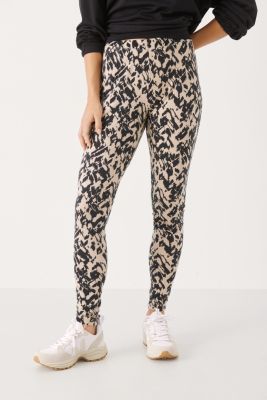Part Two Naisten leggingsit LILA LEGGINGS Ruskea Kuosi
