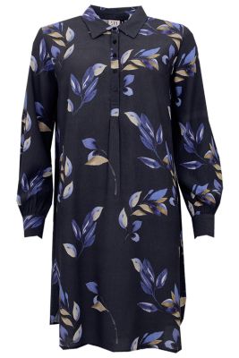 S.T.I naisten tunikamekko, KENLIA TUNIC DRESS Sininen Kuosi