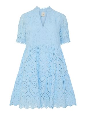 Y.A.S Naisten Minimekko YASHOLI SS DRESS Keskisininen