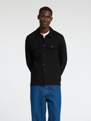Selected miesten paita,  ARNE TWILL OVERSHIRT Musta