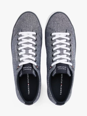 Tommy Hilfiger meisten tennarit, TH HI VULC LOW CORE CHAMPRAY Sininen Kuosi