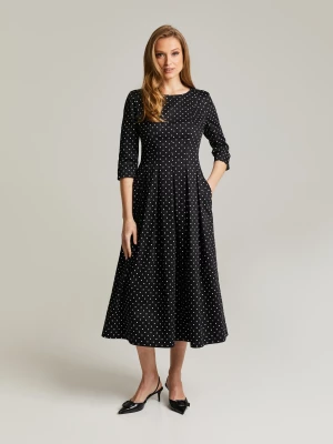 Andiata naisten mekko, JULITTA 3 DRESS Mustavalkoinen