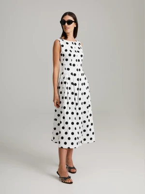 Andiata naisten mekko, JULITTA DRESS Mustavalkoinen