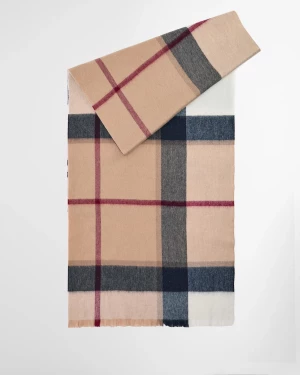 Barbour kaulahuivi, Barbour Rosefield Tartan Scarf Ruskea Ruutu