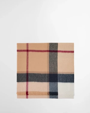 Barbour kaulahuivi, Barbour Rosefield Tartan Scarf Ruskea Ruutu