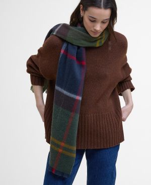 Barbour kaulahuivi, Barbour Rosefield Tartan Scarf Vihreä Ruutu