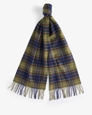 Barbour kaulahuivi, TARTAN LAMBSWOOL NOS SCARF Ruskea Ruutu