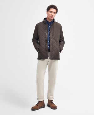 Barbour miesten tikkitakki, Barbour Powell Quilt Khaki