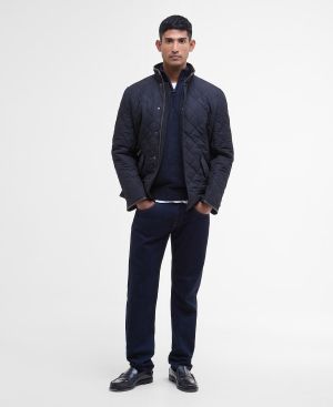 Barbour miesten tikkitakki, Barbour Powell Quilt Tummansininen