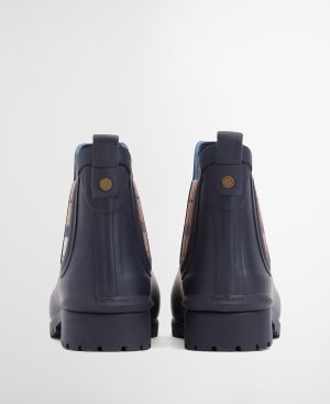 Barbour naisten saappaat, Barbour Wilton Chelsea Welly Tummansininen
