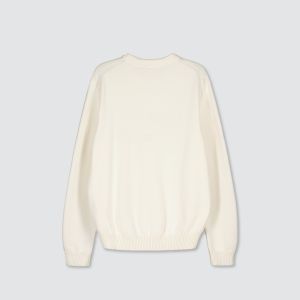 Billebeino miesten neulepaita, FLAG SWEATER Valkoinen