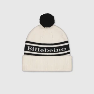 Billebeino miesten pipo, BILLEBEINO MERINO POM POM BEANIE Valkoinen