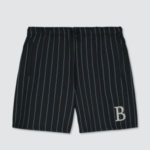 Billebeino miesten shortsit, BILLEBEINO PINSTRIPE SWEATSHORTS Musta