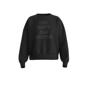 BOSS Orange naisten college, ELAND SWEATSHIRT Musta