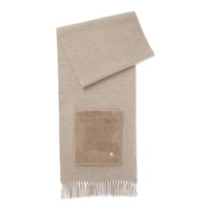 BOSS Orange naisten huivi, GRAYCE SCARVES Vaalea Beige