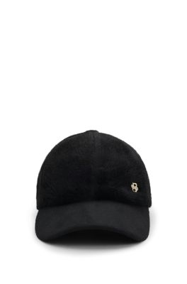 BOSS Orange naisten lippis, ARI FF B ICON HAT Musta