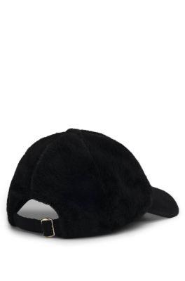 BOSS Orange naisten lippis, ARI FF B ICON HAT Musta