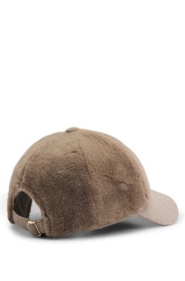 BOSS Orange naisten lippis, ARI FF B ICON HAT Vaalea Beige