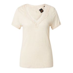 BOSS Orange naisten t-paita, ELARIA T-SHIRT Vaalea Beige