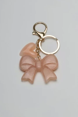 Bow 19 avaimenperä, CHARM BOW PINK Vaaleanpunainen