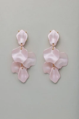 Bow 19 korvakorut, LEAF EARRINGS Pinkki