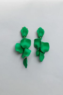 Bow 19 korvakorut, LEAF EARRINGS Vihreä