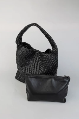 Bow 19 naisten laukku, MIA BAG L Musta