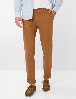 Brax miesten housut, FABIO IN CHINO HI FLEX PERFORMANCE Keskiruskea