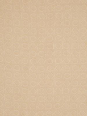 Calvin Klein Accessories Naisten Kaulaliina, CK MONOGRAM JACQUARD  Vaalea Beige