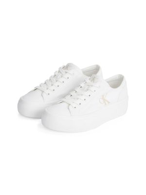 Calvin Klein Accessories naisten kengät, VULC FLATFORM LOW CV MG Valkoinen