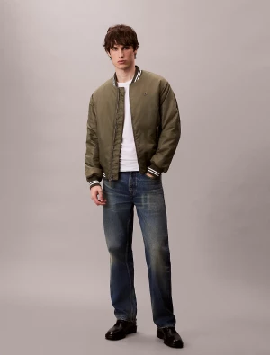 Calvin Klein Jeans miesten bombertakki, LS JEANS TIPPED HERO BOMBER JACKET Vihreä