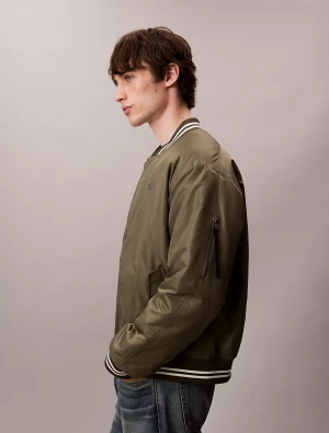 Calvin Klein Jeans miesten bombertakki, LS JEANS TIPPED HERO BOMBER JACKET Vihreä