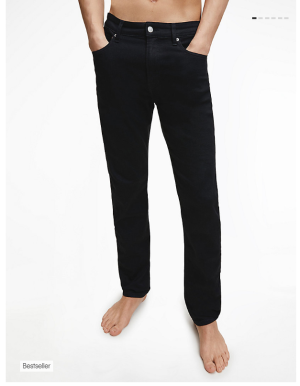 Calvin Klein Jeans Miesten Farkut 058 Slim Tapered Nos Musta