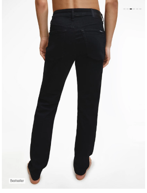 Calvin Klein Jeans Miesten Farkut 058 Slim Tapered Nos Musta