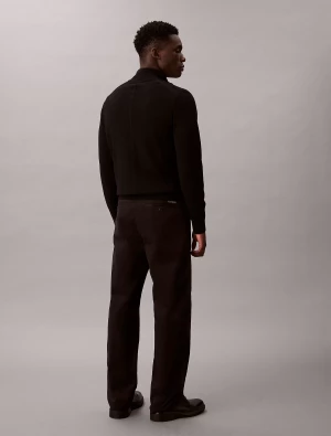Calvin Klein Jeans miesten housut, 90S STRAIGHT TWILL COMFORT Musta