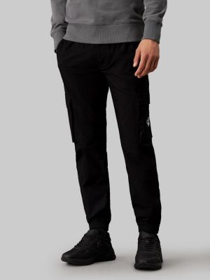 Calvin Klein Jeans Miesten Housut, SKINNY WASHED CARGO Musta