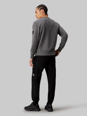 Calvin Klein Jeans Miesten Housut, SKINNY WASHED CARGO Musta