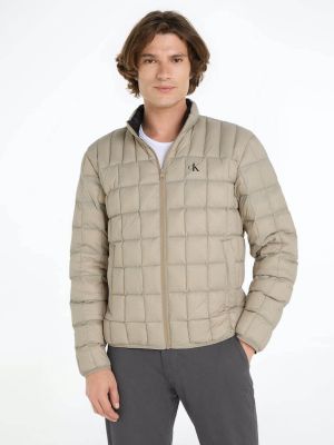 Calvin Klein Jeans Miesten Lyhyt Untuvatakki, K ULTRA LIGHT DOWN JACKET Beige