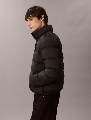 Calvin Klein Jeans miesten Puffertakki, LS NYLON MONOGRAM PUFFER JACKET Musta