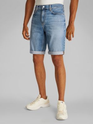 Calvin Klein Jeans miesten shortsit, SLIM SHORT 1A4 MID BLUE Indigo