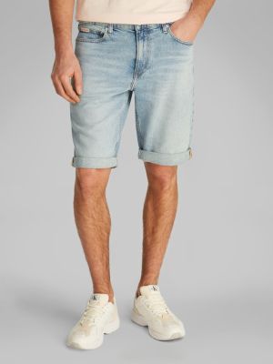 Calvin Klein Jeans miesten shortsit, SLIM SHORT 1AA LIGHT BLUE Indigo