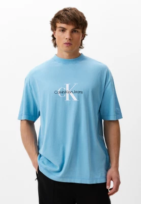 Calvin Klein Jeans Miesten T-Paita, ARCHIVAL MONOLOGO TEE Sininen