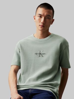 Calvin Klein Jeans miesten t-paita, CITY GRID TEE Vihreä